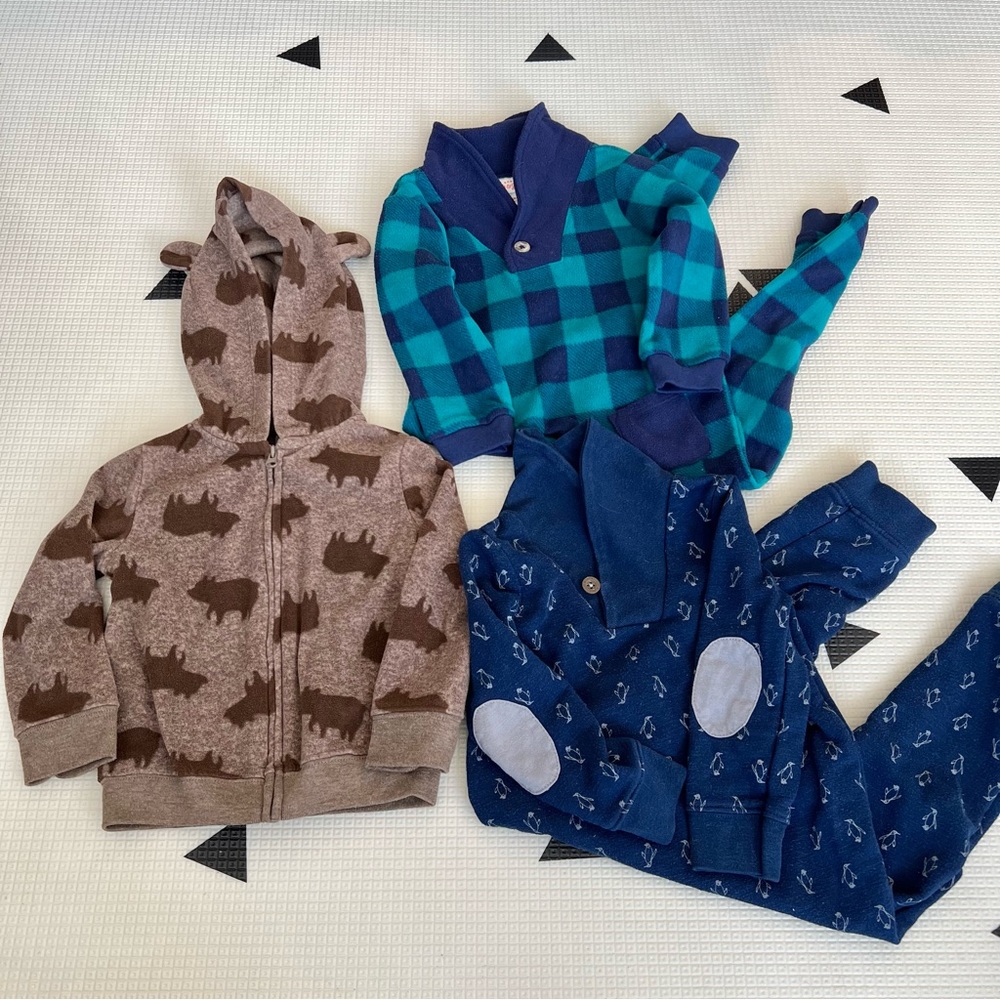 Toddler Boy Winter Fleece Bundle